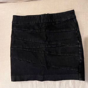 SOLD: Mini black denim skirt 26